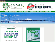 Tablet Screenshot of ammexglobalmarketplace.com